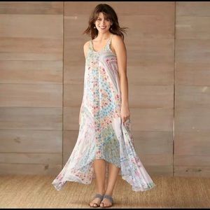 Johnny Was Asymmetrical printed dress NWT